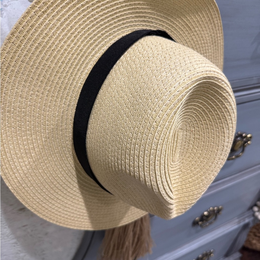 J. Crew Natural Straw Hat